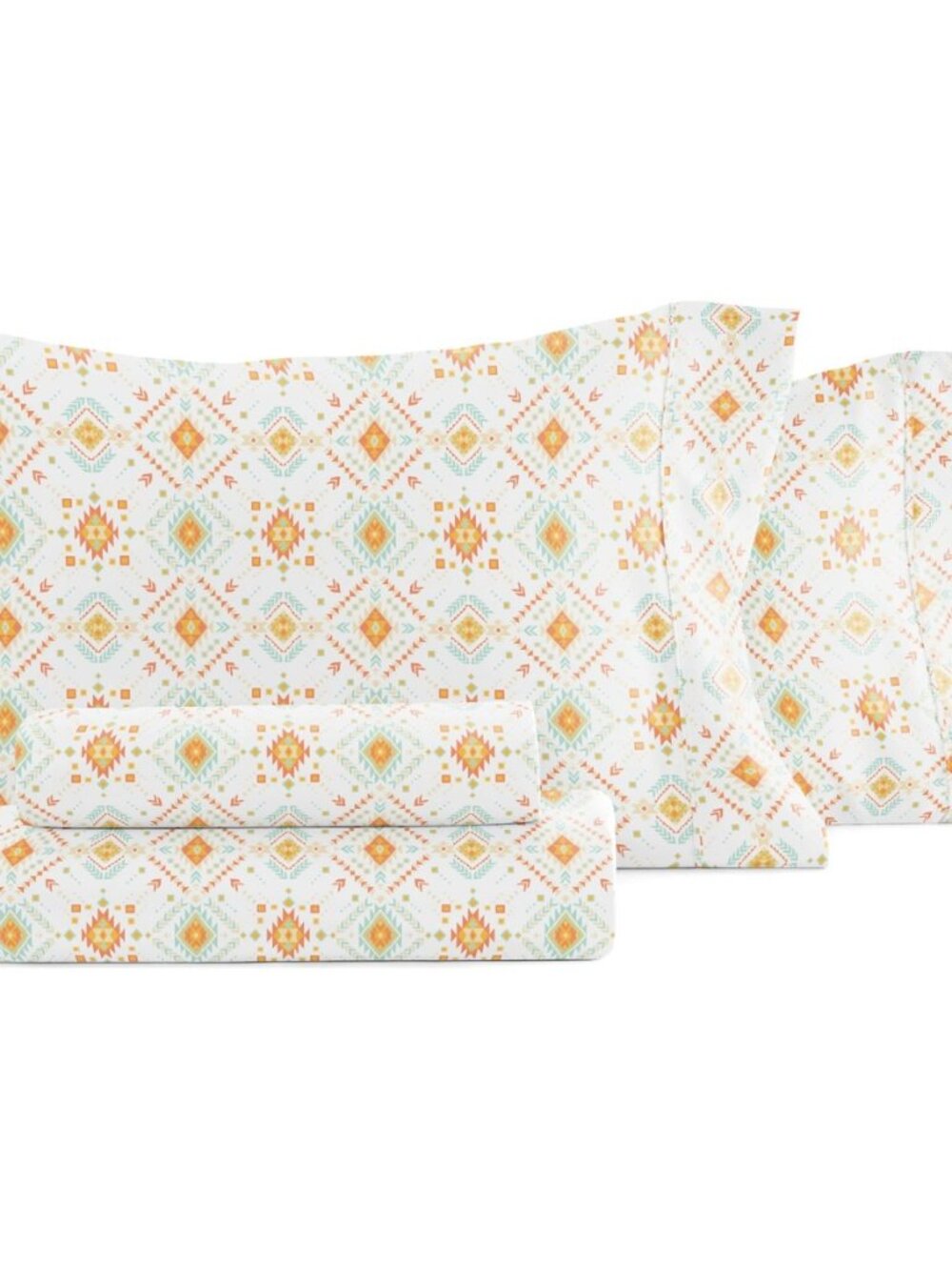 Patterned Microfiber Queen Sheet Set 4 Piece – Oeko-TEX Certified Ultra Soft &